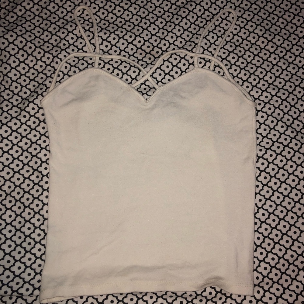 criss cross tank top